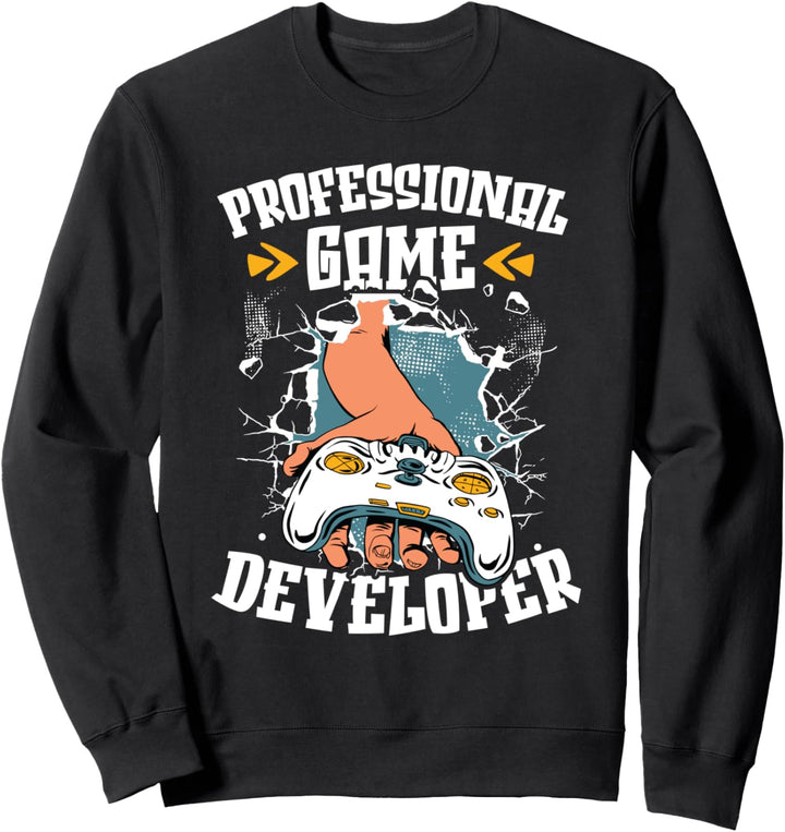 Zocker - Gaming Nerd Controller Video Spiele Sweatshirt