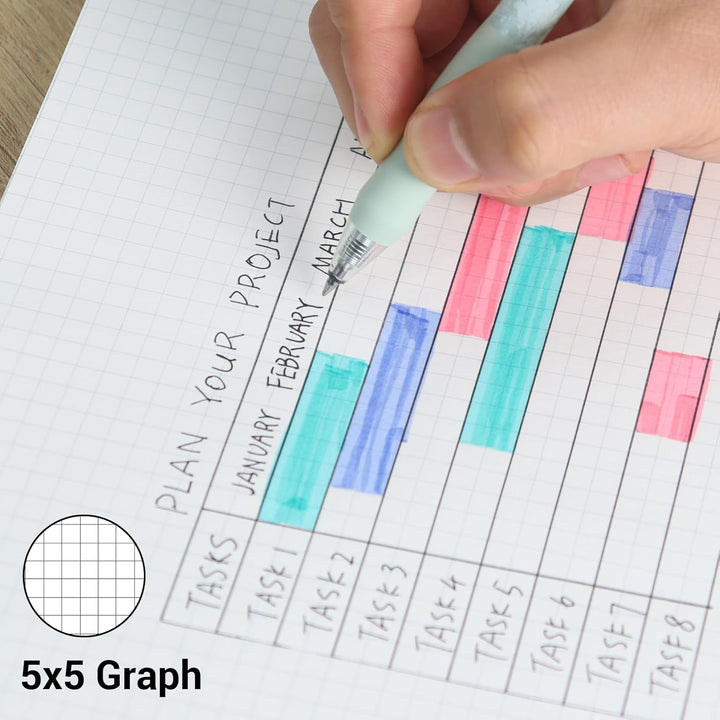 Kokuyo -829S-5 Graphic Paper White A4 weiss, A4 weiss