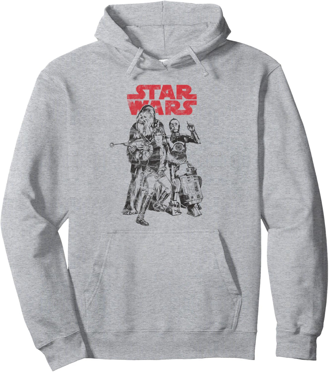 Star Wars Falcon Crew Red Pullover Hoodie