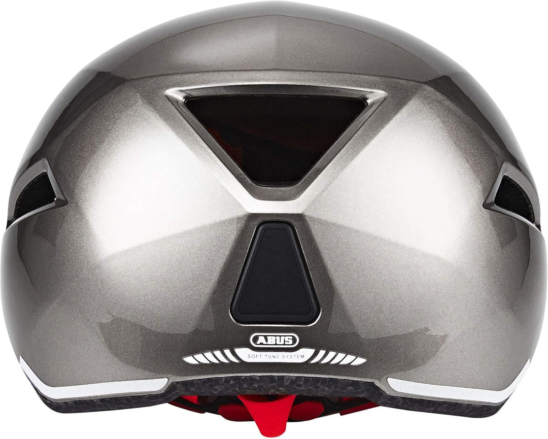 ABUS YADD-I Fahrradhelm S (51-55 cm) brilliant grey, S (51-55 cm) brilliant grey