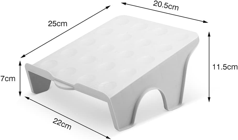 Schuhregale, 4 Stück Schuhschlitze Organizer, Rutschfeste Schuhschlitze, Doppelschicht Schuhregal Sc