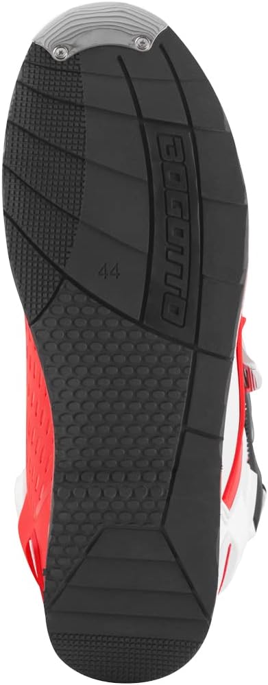 Bogotto MX-7 S Motocross Stiefel, rot/schwarz/weiss, 44