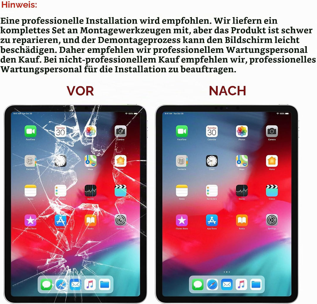 Neue Touchscreen Glas Digitizer Ersatz für iPad Pro 11 2018/2020 A1934 A1980 A2013 A2068 A2230 Touch