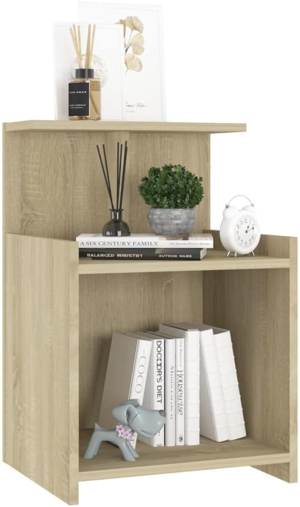 vidaXL 2X Nachttisch Nachtschrank Nachtkommode Nachtkonsole Schlafzimmer Schrank Kommode Beistelltis