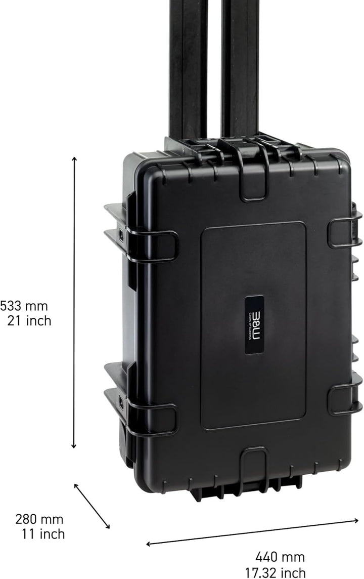 B&W Werkzeugkoffer JUMBO 6700, 117.19/P-G (Lieferung erfolgt ohne Werkzeug), tool.case PP.435.PT Sch