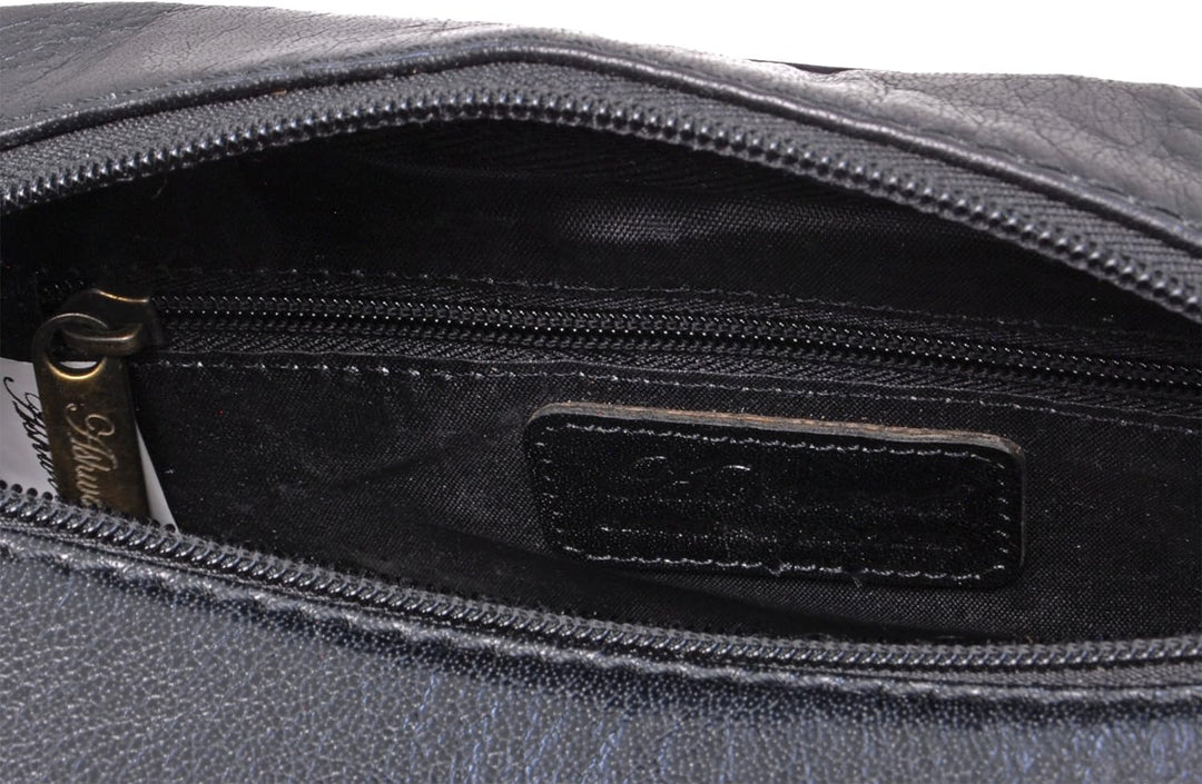 ASHWOOD - Leder - Wäschetasche/Rasierentasche Chelsea - Schwarz, Schwarz