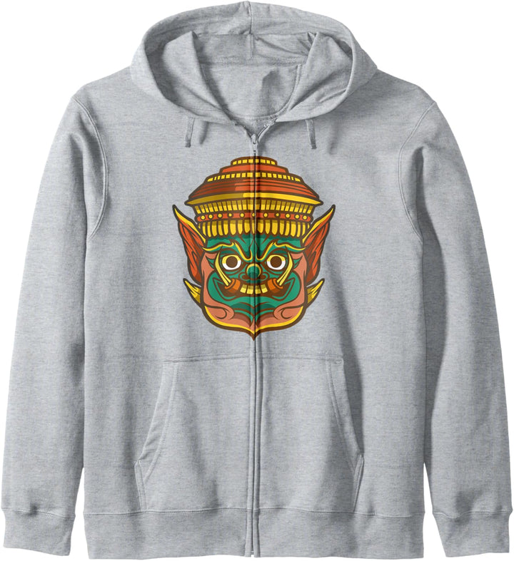 Traditionelle thailändische Maskenkultur Kapuzenjacke