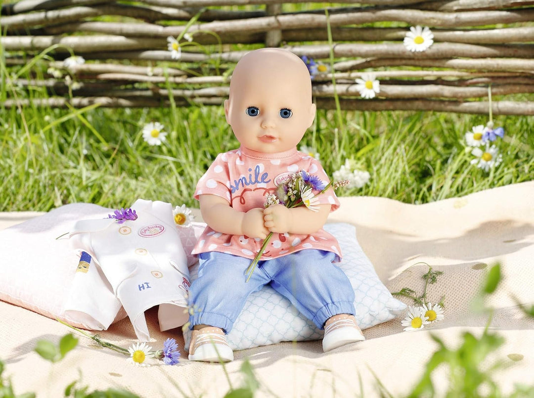 Baby Annabell Little Spieloutfit mit Shirt, Hose, Jacke und Schuhen für 36 cm Puppen, 704127 Zapf Cr