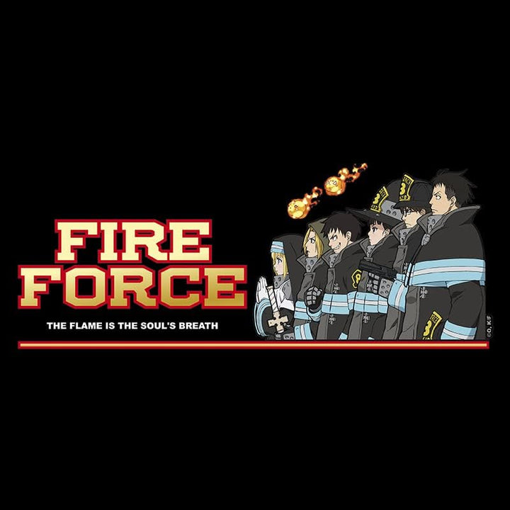 ABYstyle - Fire Force Tasche für die 8. Brigade aus Vinyl, Schwarz
