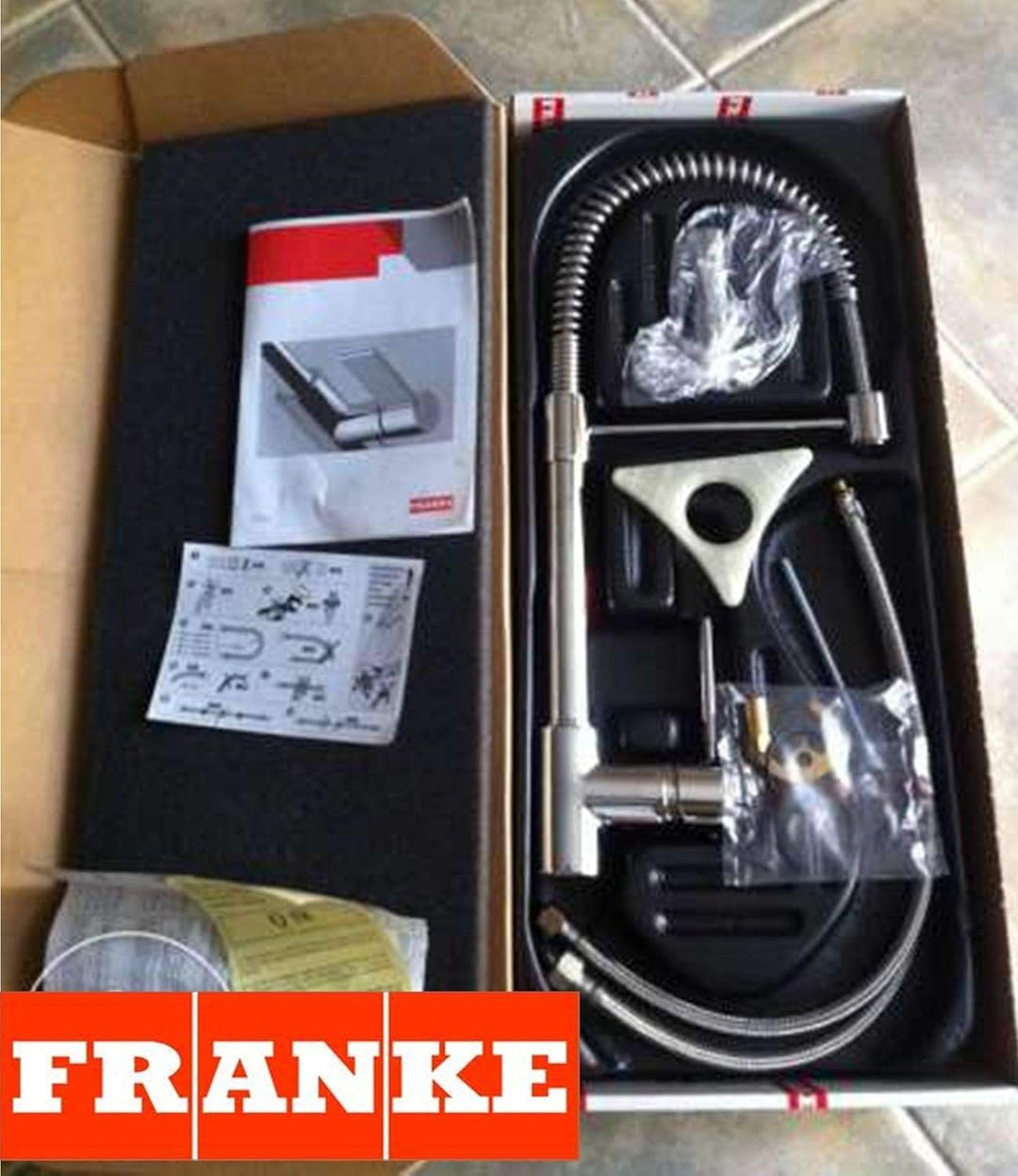 Franke Coxy 115.0159.732 Hochdruck Einhebelmischer mit Zugauslauf, Chrom, Chrom