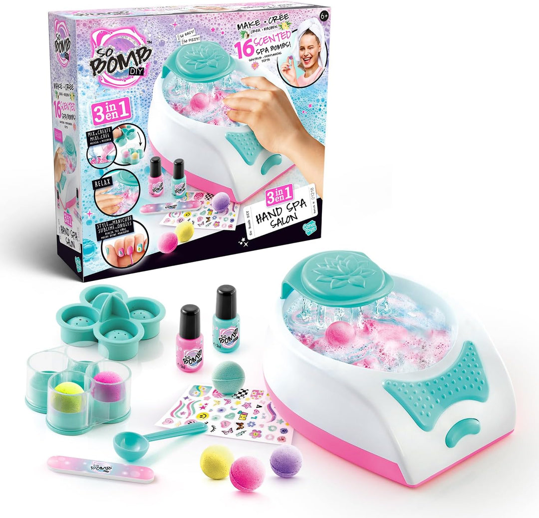 Canal Toys - So Bomb - 3-in-1 Hand Spa Salon - Badebomben - Maniküre - Wellness - bis zu 16 Bomben h