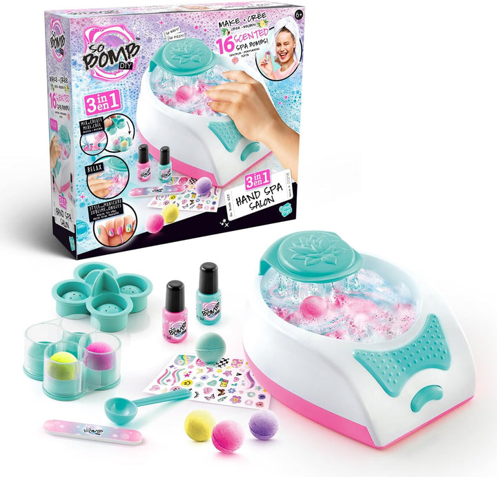 Canal Toys - So Bomb - 3-in-1 Hand Spa Salon - Badebomben - Maniküre - Wellness - bis zu 16 Bomben h
