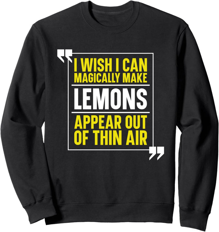 Limone Frucht Zitrusfrucht - Obst Zitrone Sweatshirt