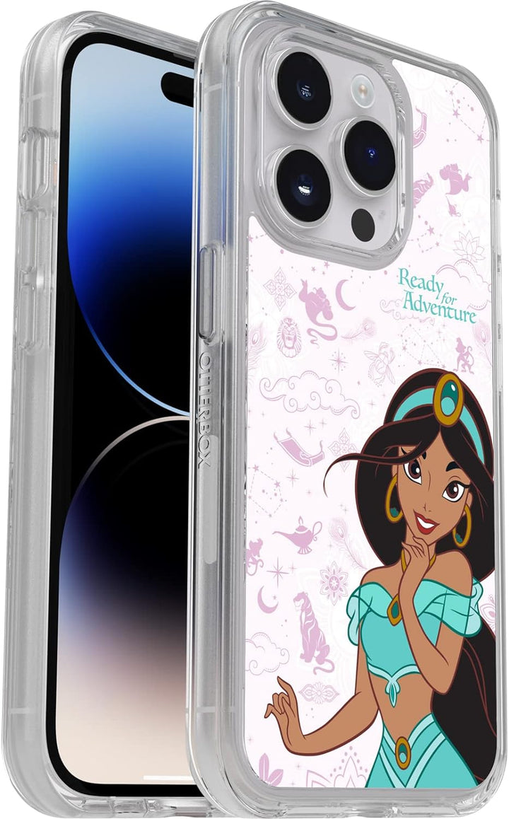 OtterBox Symmetry Series+ Clear Case mit MagSafe für iPhone 14 Pro - Jasmine Adventure, jasmin