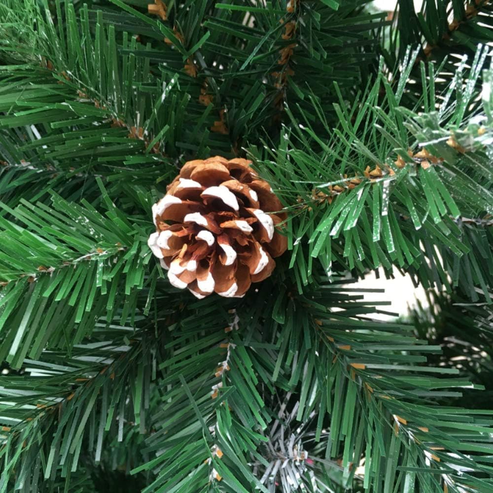 HENGMEI 180cm PVC Weihnachtsbaum Tannenbaum Christbaum Grün künstlicher mit Metallständer ca. 500 Sp