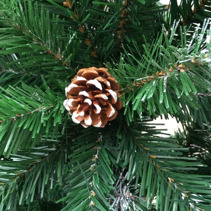 HENGMEI 180cm PVC Weihnachtsbaum Tannenbaum Christbaum Grün künstlicher mit Metallständer ca. 500 Sp