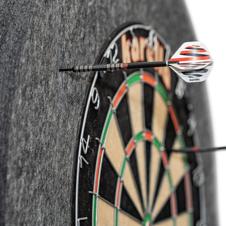Karella Ultimo Dartboard Surround, Made in Germany, Catchring aus recycelten Fasern, Robust, Optimal