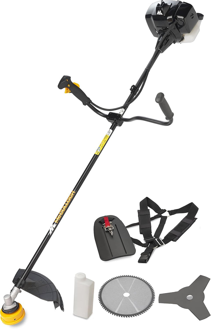 McCulloch Freischneider B43 BT: Motorsense mit 42 cm Arbeitsbreite (Faden), Soft-Start Funktion, ver