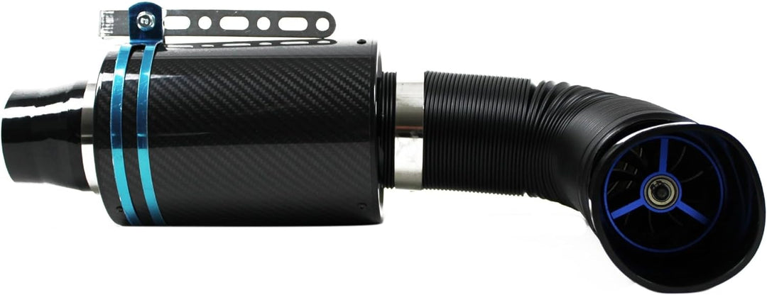 JOM Car Parts & Car Hifi GmbH 40304 Carbon Power Sportluftfilter Airbox Air Intake incl.Flex Schlauc