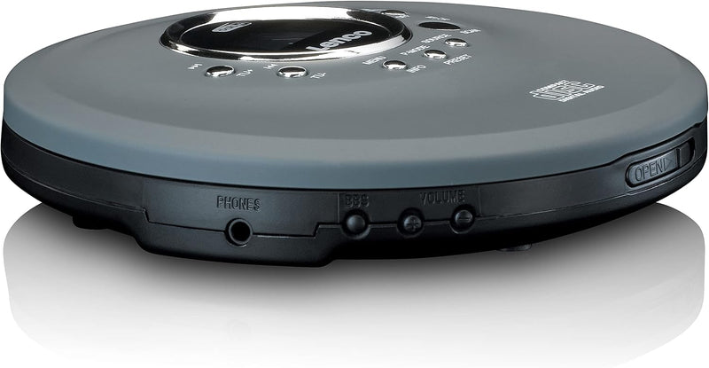 Lenco CD-400 - Tragbarer CD-Player - Discman - DAB+ Radio - CD, CD-R/RW, MP3-Player - Senderspeicher