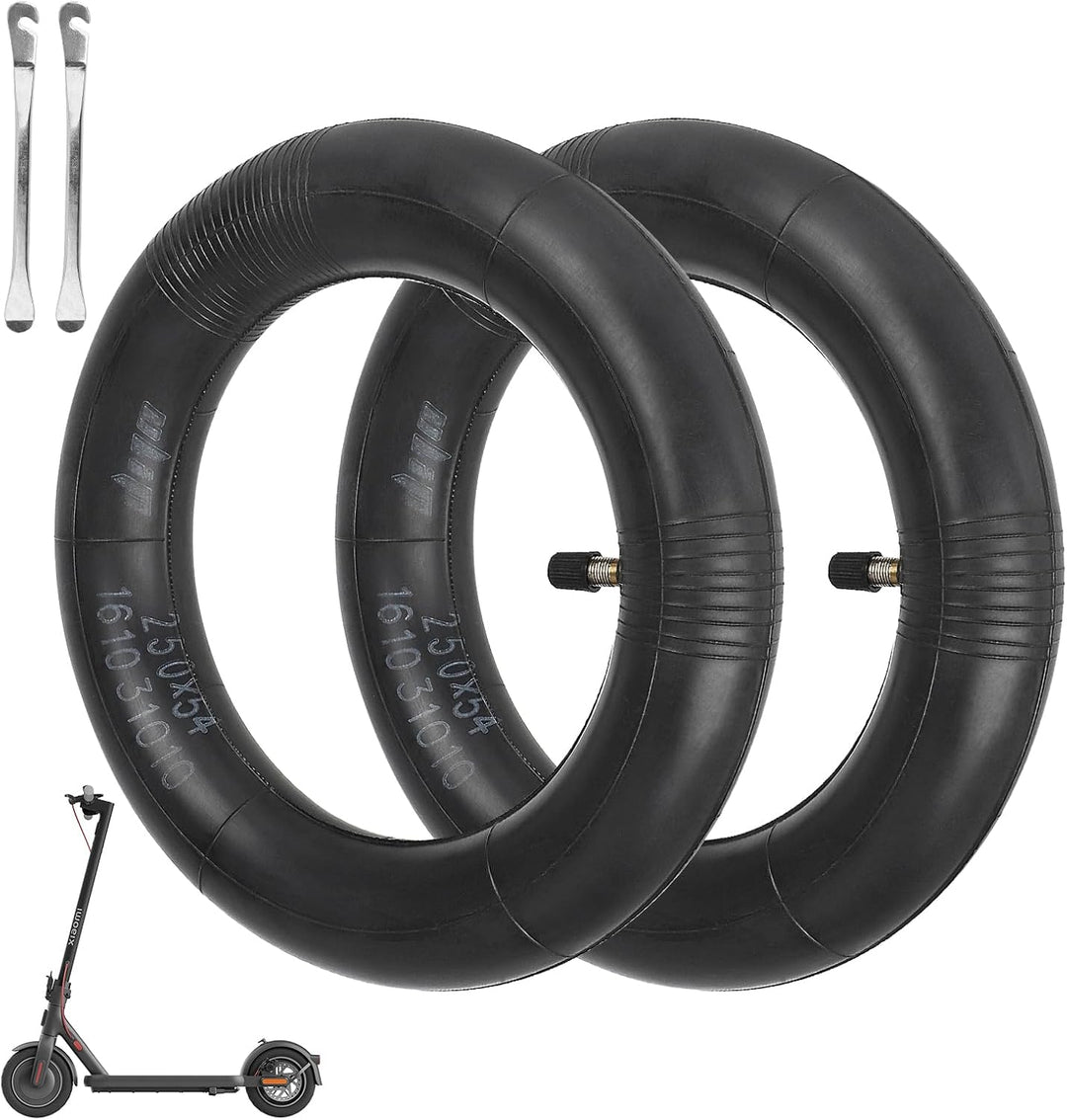 ulip 250 * 54 Schläuche mit geradem Ventil Vorderrad Hinterrad für Xiaomi Elektroroller 4 (2 Stück)