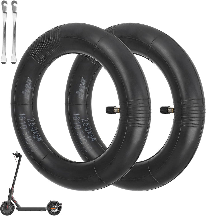 ulip 250 * 54 Schläuche mit geradem Ventil Vorderrad Hinterrad für Xiaomi Elektroroller 4 (2 Stück)