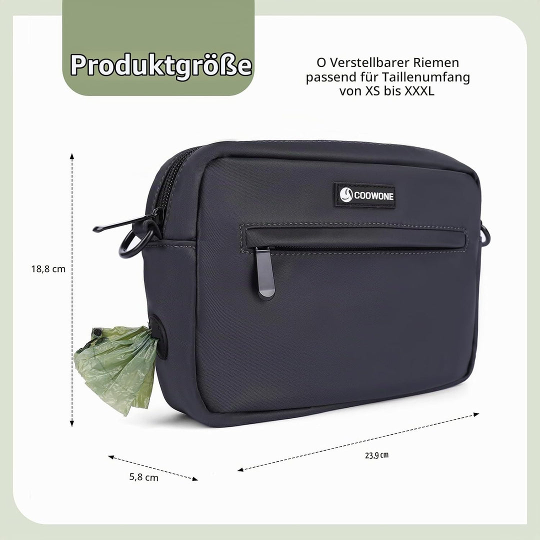 Leckerlitasche für Hunde Gassi Tasche Hund Hundeleckerli Tasche Wasserdichte Hundeleckerlitasche Umh