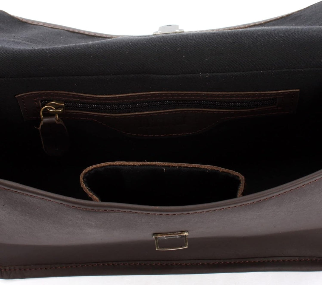 LECONI Schultertasche Leder Umhängetasche Damentasche Handtasche für Damen – Frauen Ledertasche echt