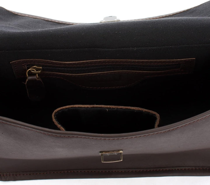 LECONI Schultertasche Leder Umhängetasche Damentasche Handtasche für Damen – Frauen Ledertasche echt