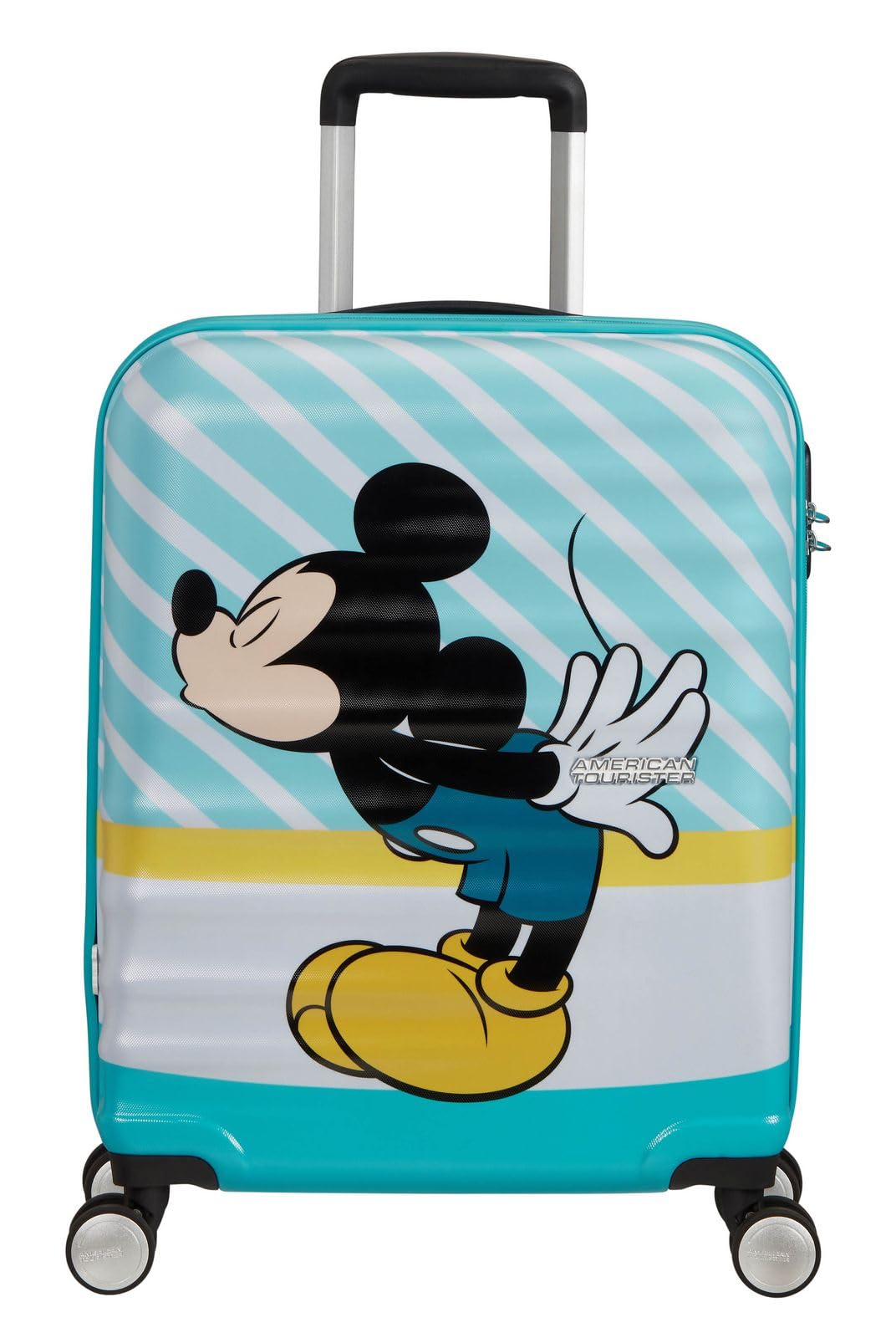 American Tourister Wavebreaker Disney - Spinner Mehrfarbig (Mickey Blue Kiss) S(55 cm - 36 L), Mehrf