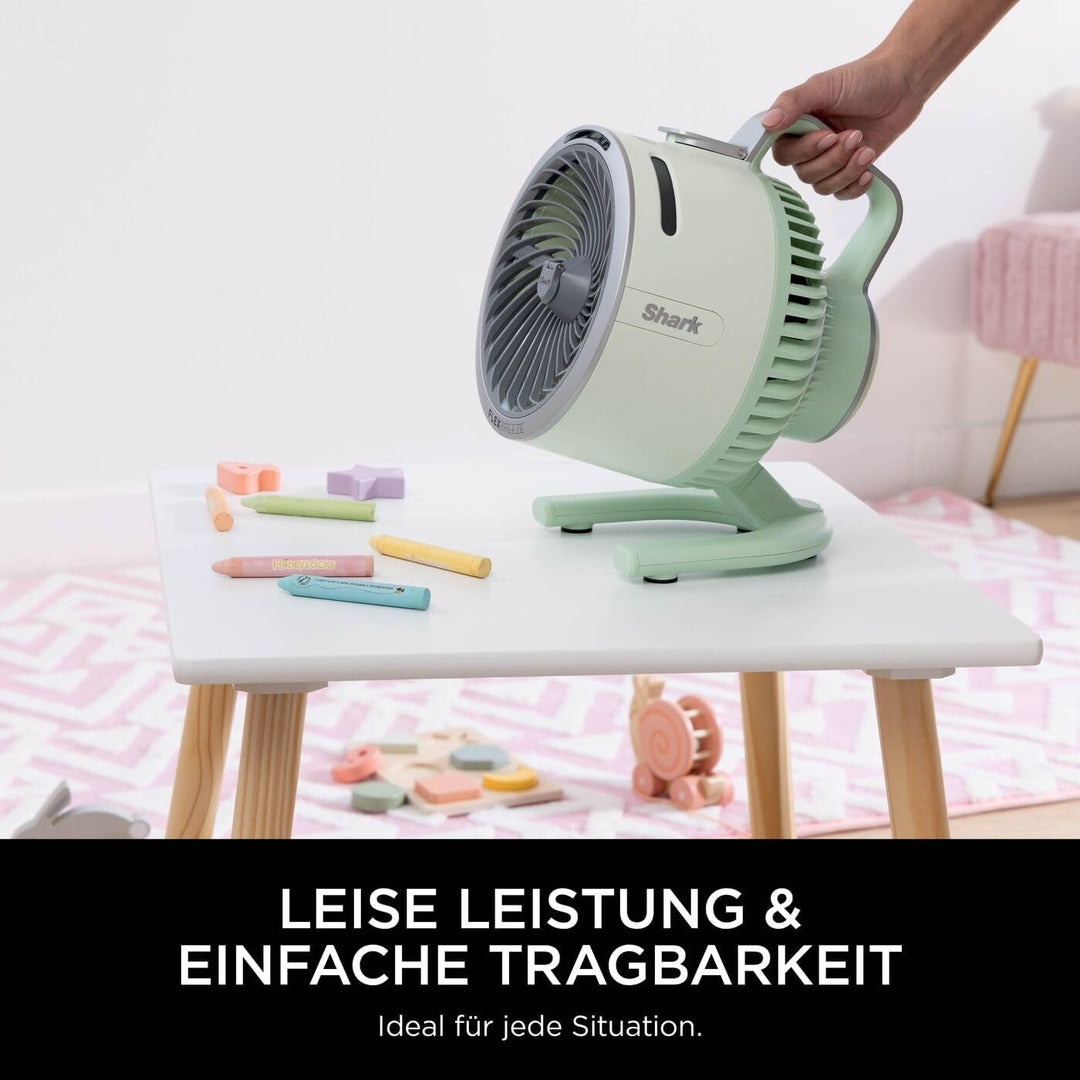 Shark FlexBreeze HydroGo Starker Ventilator mit Sprühnebel, Kühlung für drinnen & draussen, leise &