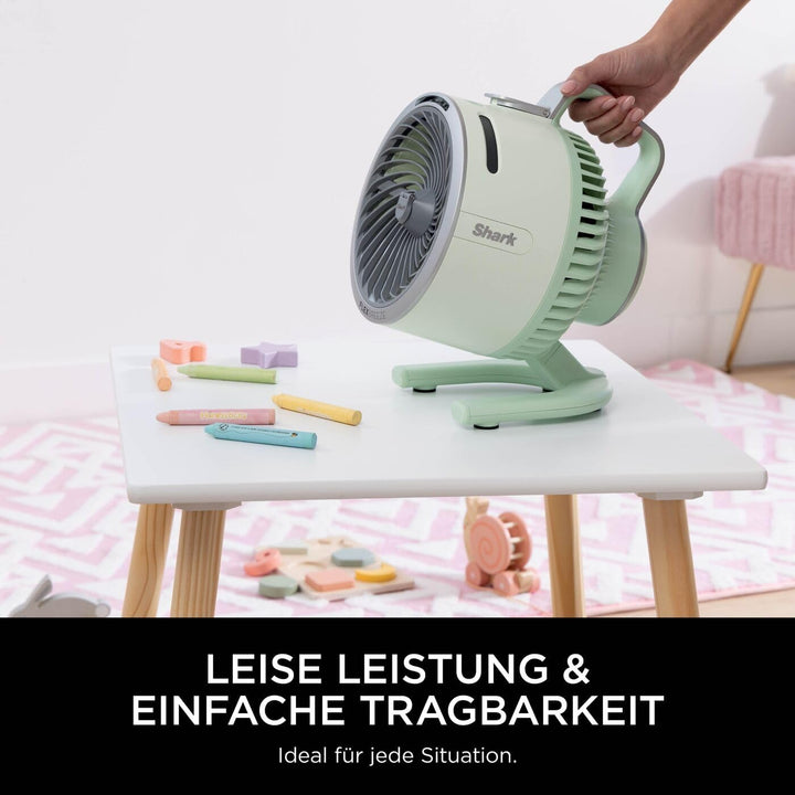 Shark FlexBreeze HydroGo Starker Ventilator mit Sprühnebel, Kühlung für drinnen & draussen, leise &