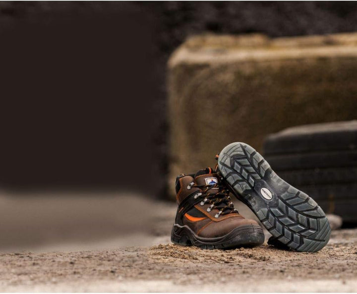Portwest Steelite S3 Stiefel Mustang, Grösse: 44, Farbe: Schwarz, FW69BKR44 Schwarz 10 UK, Schwarz 1