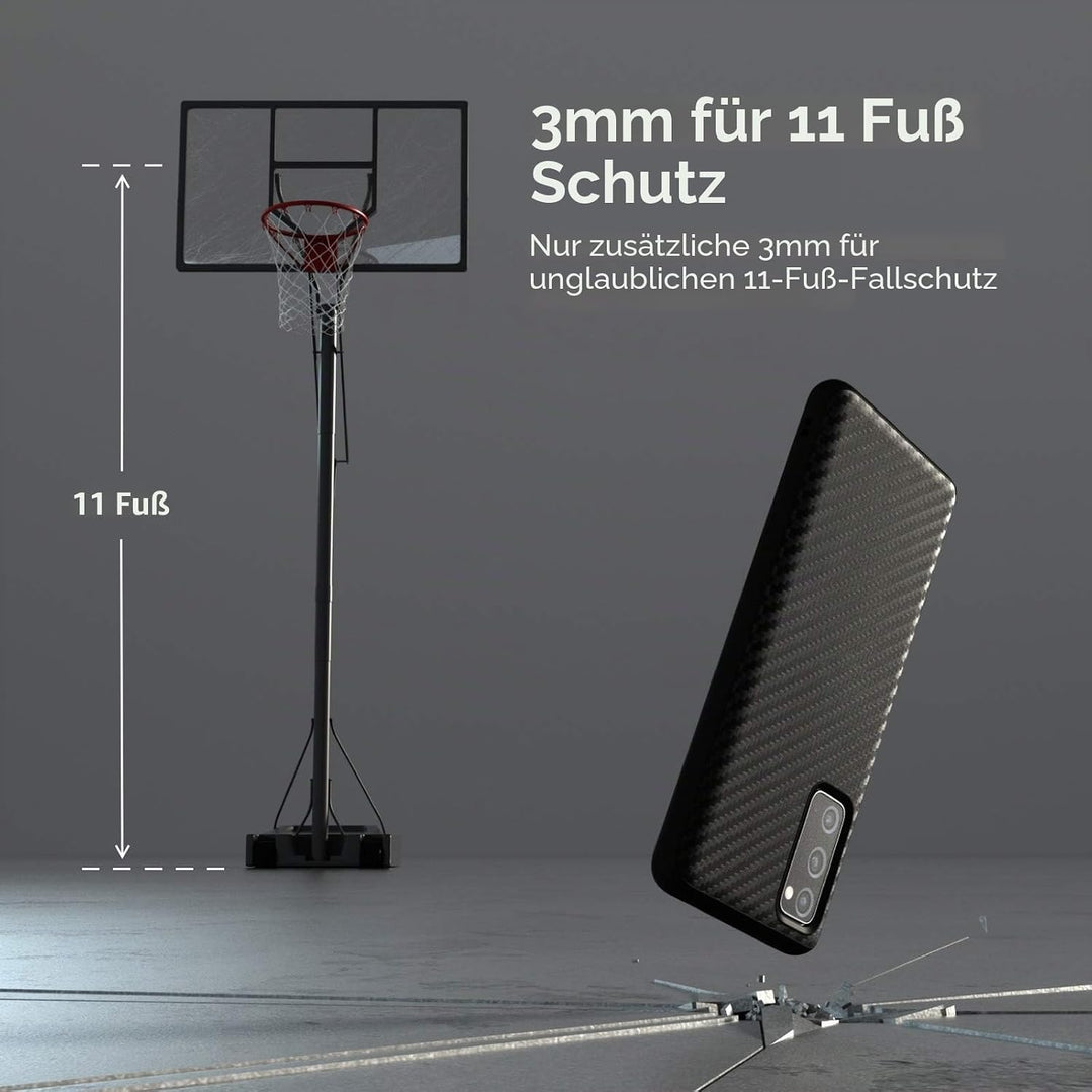 RhinoShield Case kompatibel mit [Samsung Galaxy S20 FE] | SolidSuit - Schockabsorbierende Dünne Schu
