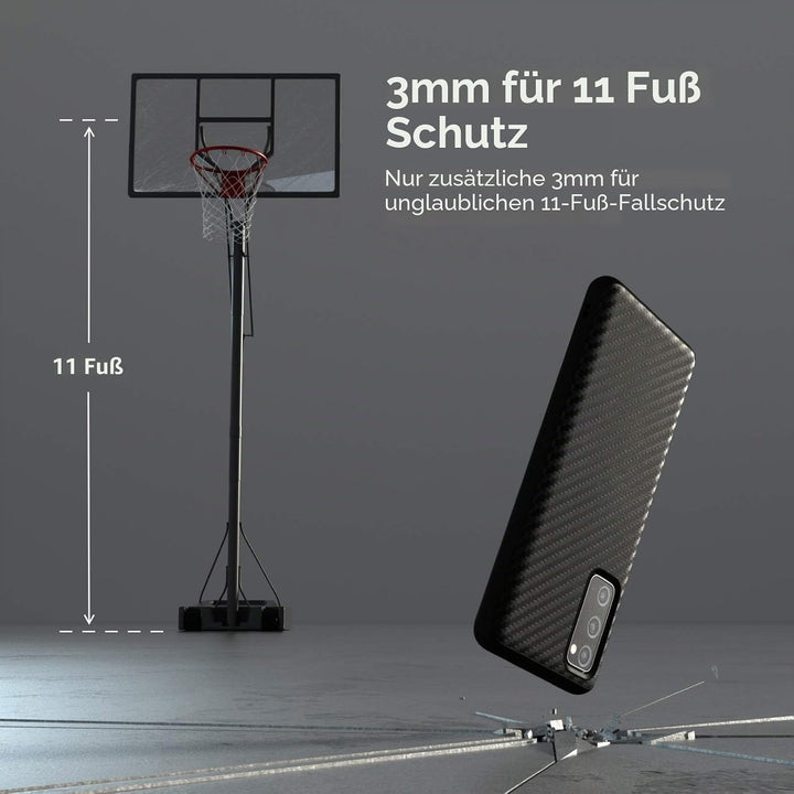 RhinoShield Case kompatibel mit [Samsung Galaxy S20 FE] | SolidSuit - Schockabsorbierende Dünne Schu