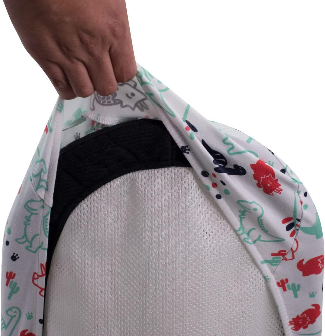 JYOKO KIDS Bezug kompatibel mit Babybjorn Bliss, Balance, Soft (DINO PARTY, Baumwolle), Dino Party