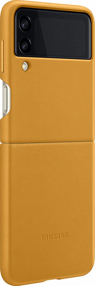 Samsung Leather Cover Smartphone Cover EF-VF711 für das Galaxy Z Flip3 5G, Handy-Hülle, echtes Leder
