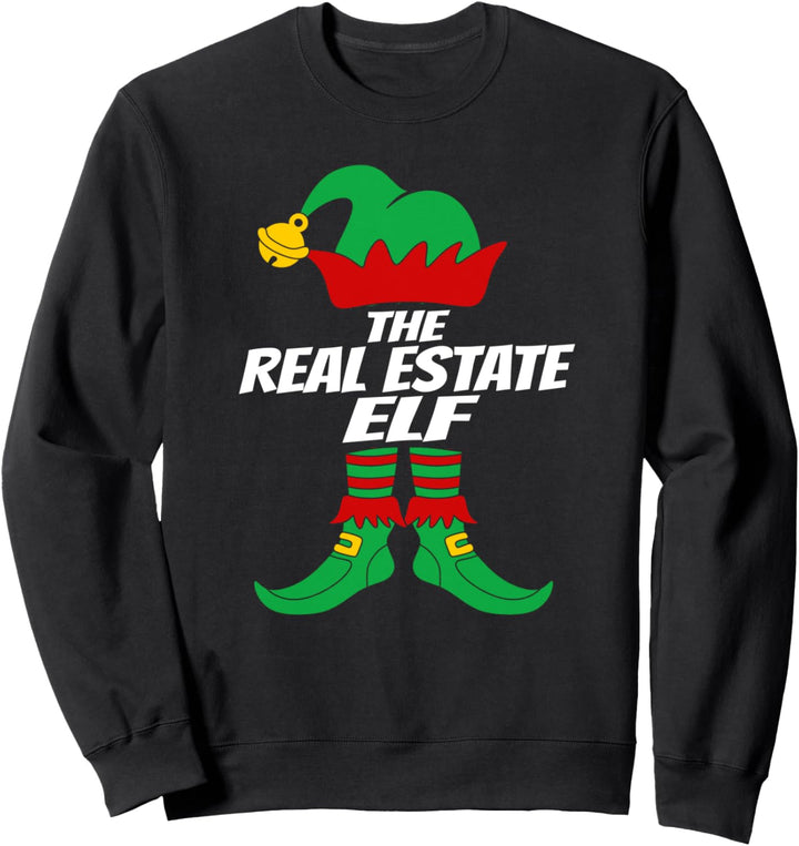"The Real Estate Elf" Spruch Immobilien Investor Cashflow Sweatshirt