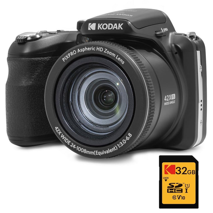KODAK Pixpro Astro Zoom AZ425 – Digitalkamera Bridge, 42-facher optischer Zoom, 24 mm Weitwinkel, 20