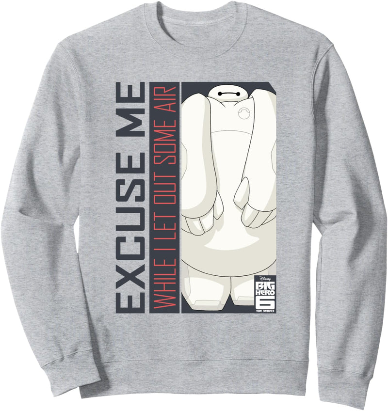 Disney Big Hero 6 TV Series Baymax Excuse Me Sweatshirt