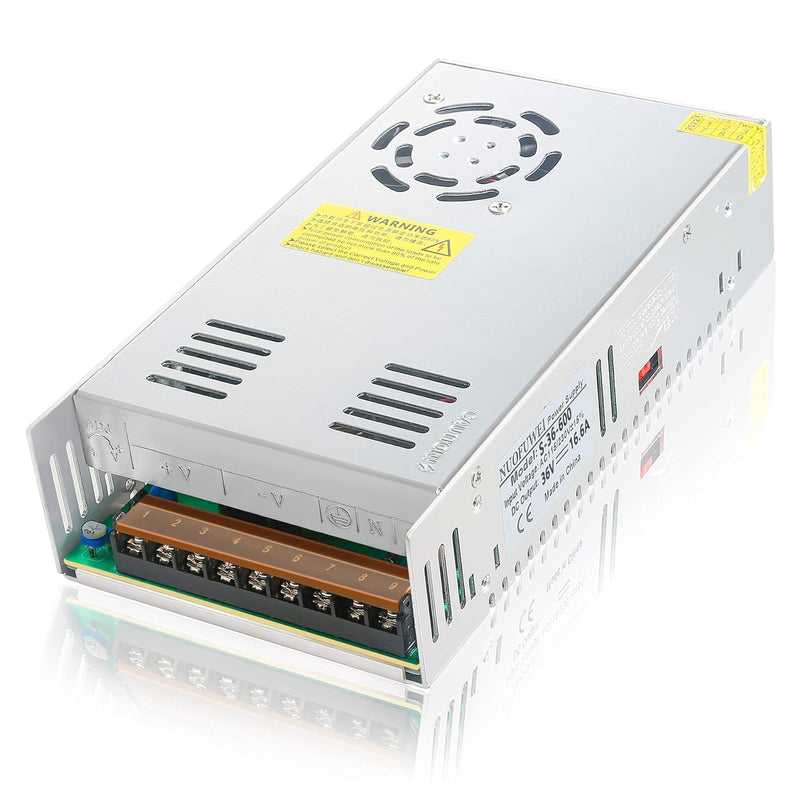 DC 36V 16.6A 600W Netzteil 230V AC auf DC 36Volt Schalternetzteil Transformator Adapter Trafo 36V 60