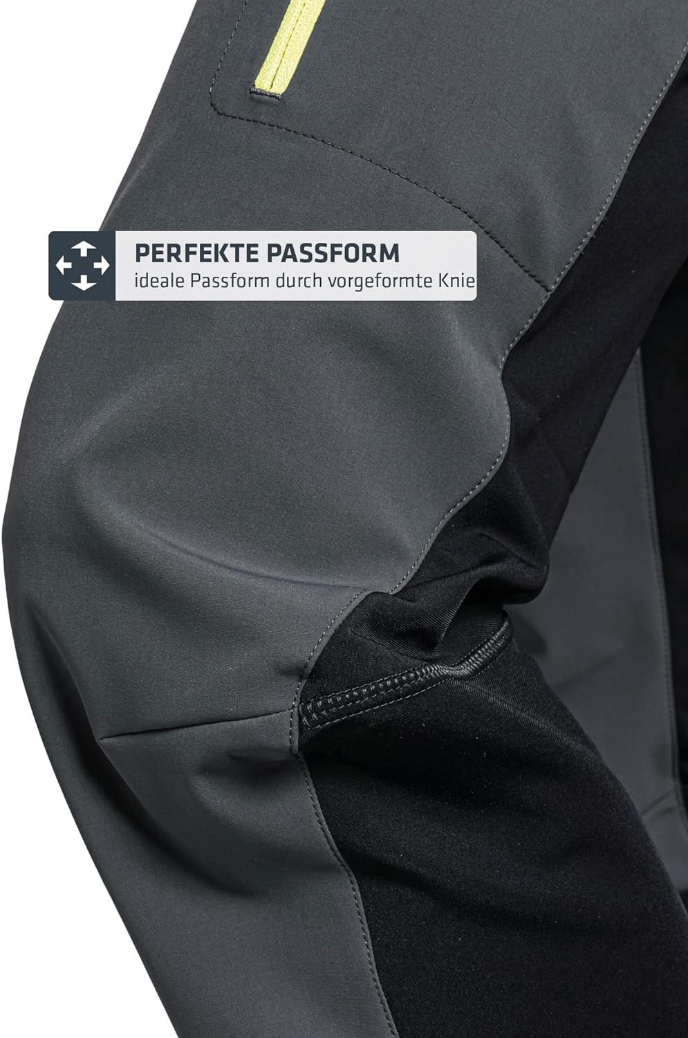 Schöffel Herren Softshell Pants Rinnen M Wind-und Wasserabweisende Winter Wanderhose mit Body Mappin