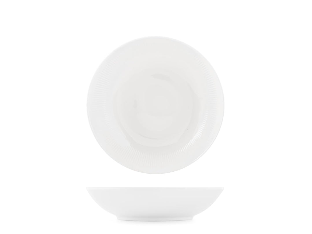 H&H By Bruno Barbieri Set 6 Piatti Fondi Capital In New Bone China Cm 19
