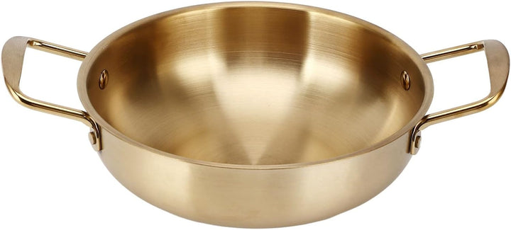 Naroote Ramen-Topf, Koreanischer Ramen-Topf, Kompatibel mit Gasherd, Induktionsherd, Gold, Koreanisc