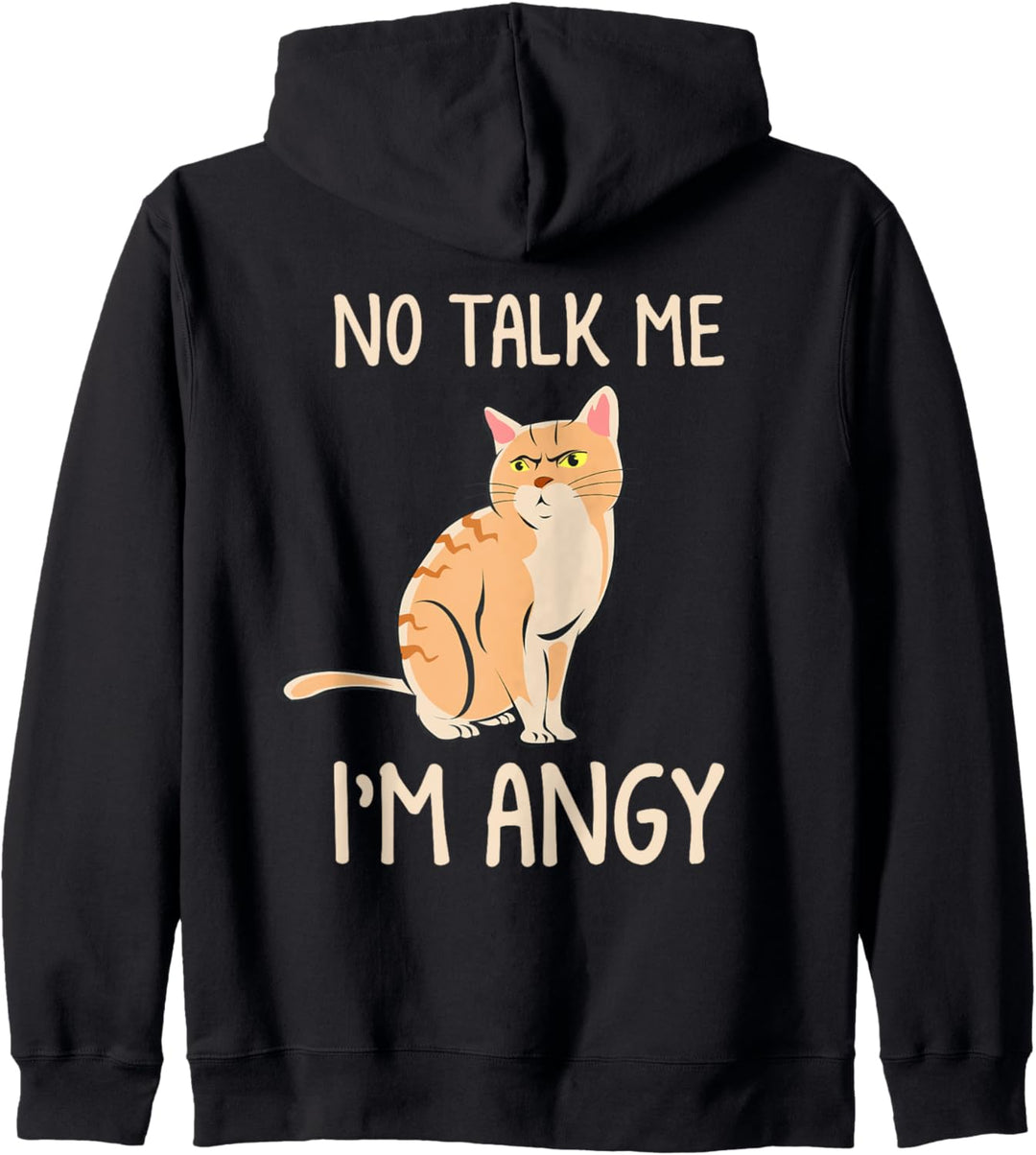 No Talk Me - Ich bin böse Katze Kapuzenjacke