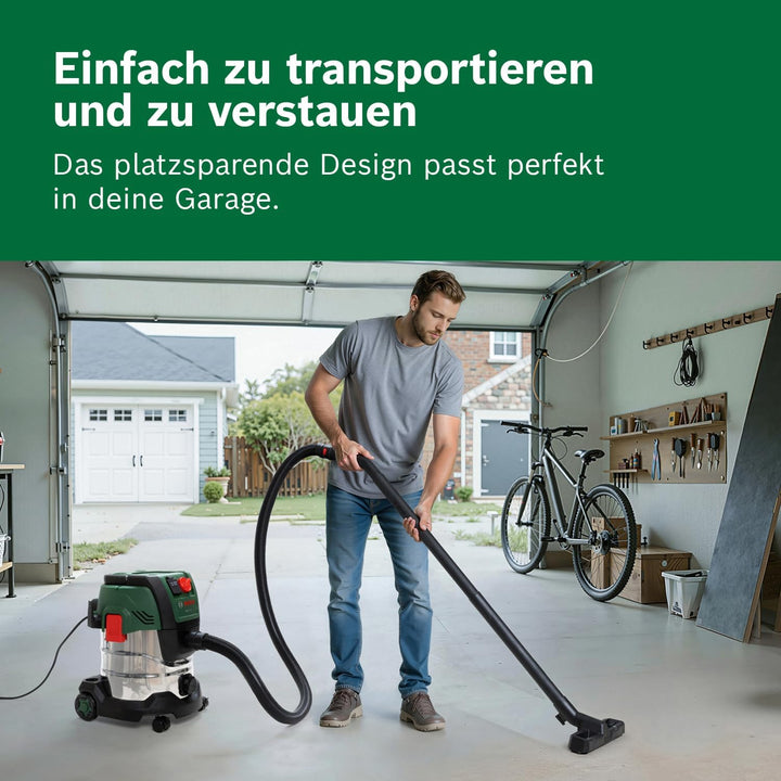 Bosch kabelgebundener Sauger PAS20-220P (Verlängerungsrohre (Kunststoff), Saugschlauch 2,2 m, Griff-