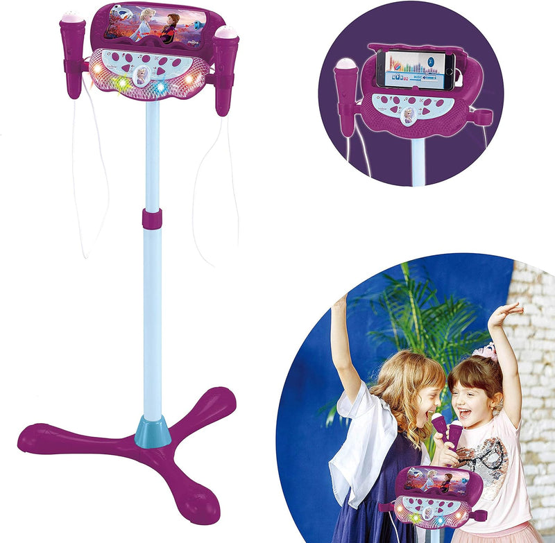 LEXIBOOK S160FZ Disney Frozen Eiskönigin, Standlichtlautsprecher für Kinder, musikalisches Spiel, ve