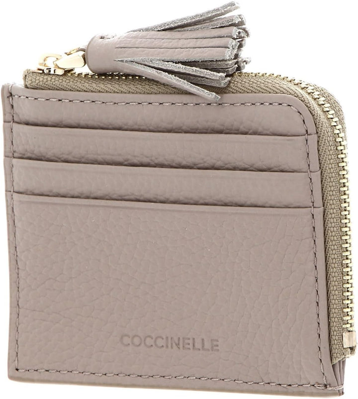 Coccinelle Tassel Credit Card Holder Powder Pink