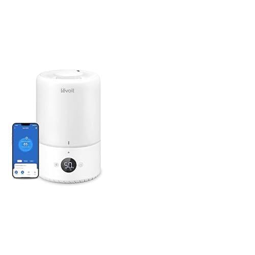 Levoit 3L Top Fill Luftbefeuchter, 360° Drehbare Düse Cool Mist Humidifier, 28dB leise, 25H + Levoit