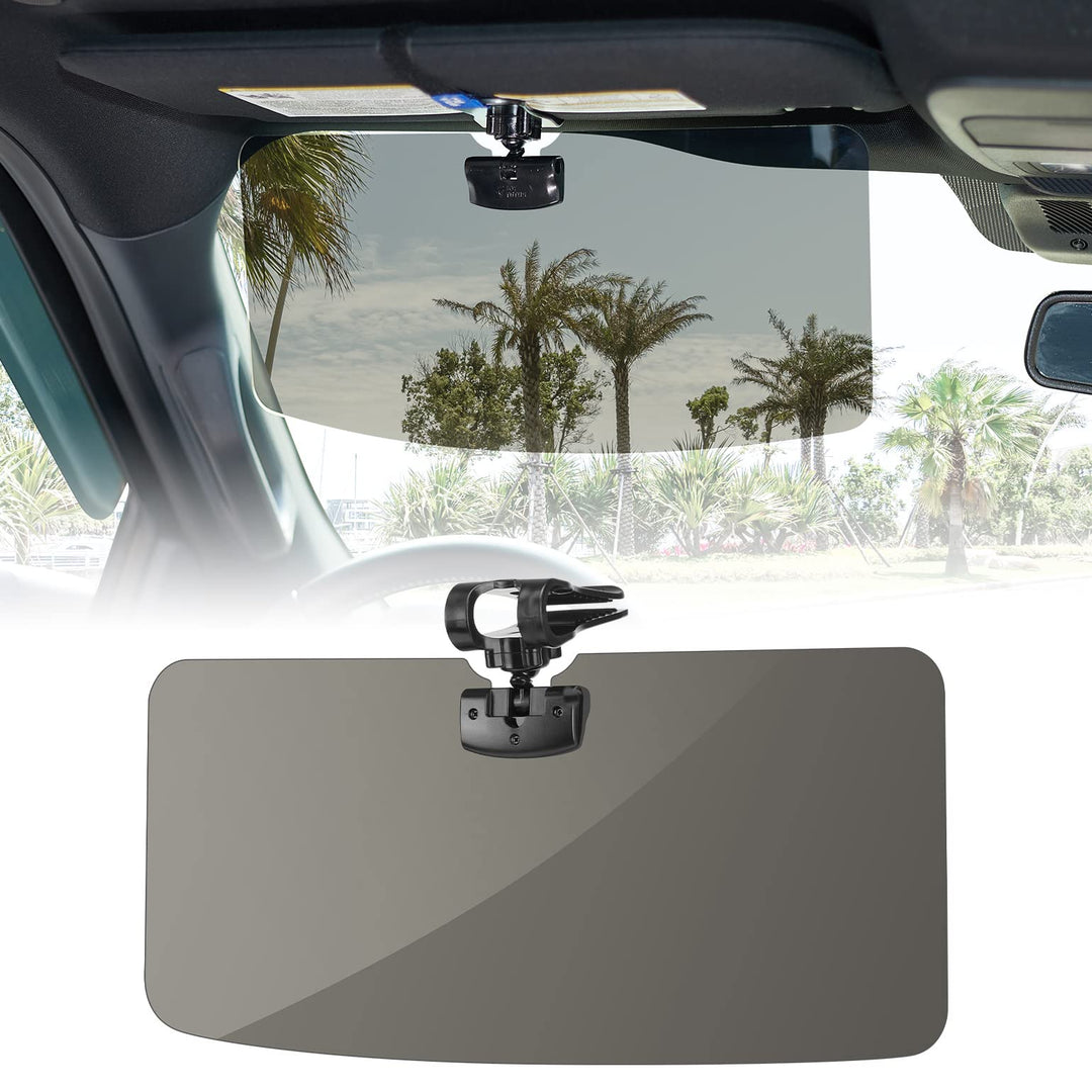 JOYTUTUS Auto Sonnenblende Verlängerung, Frontscheibe-Sonnenschutz, Blend- und UV-Strahlenschutz, Po